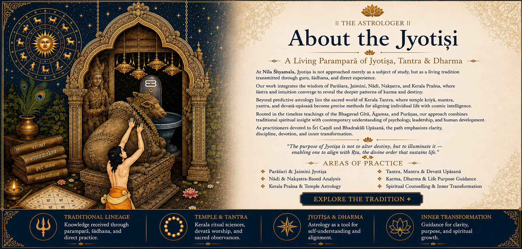 About the Jyotiṣi — A Living Paramparā of Jyotiṣa, Tantra & Dharma