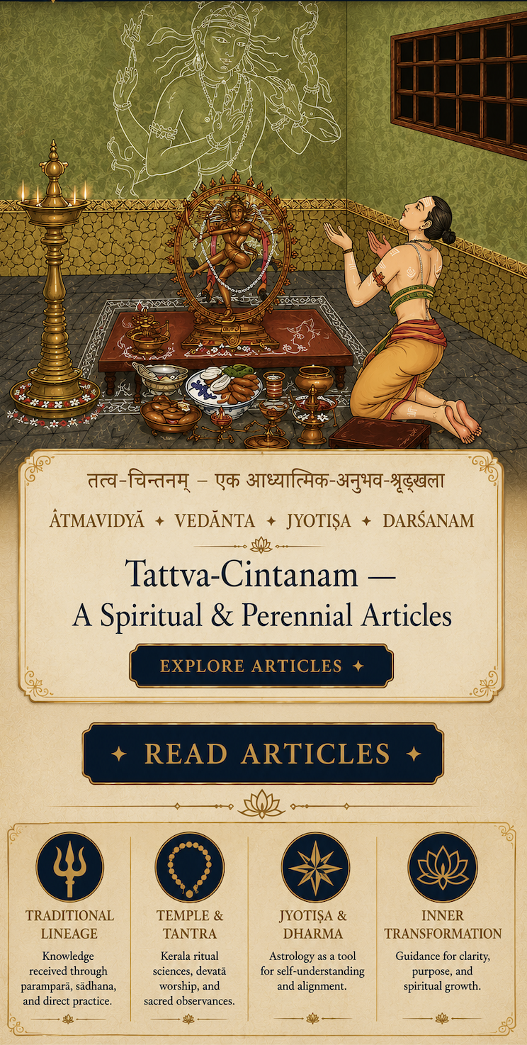 Tattva-Cintanam — A Spiritual & Perennial Articles
