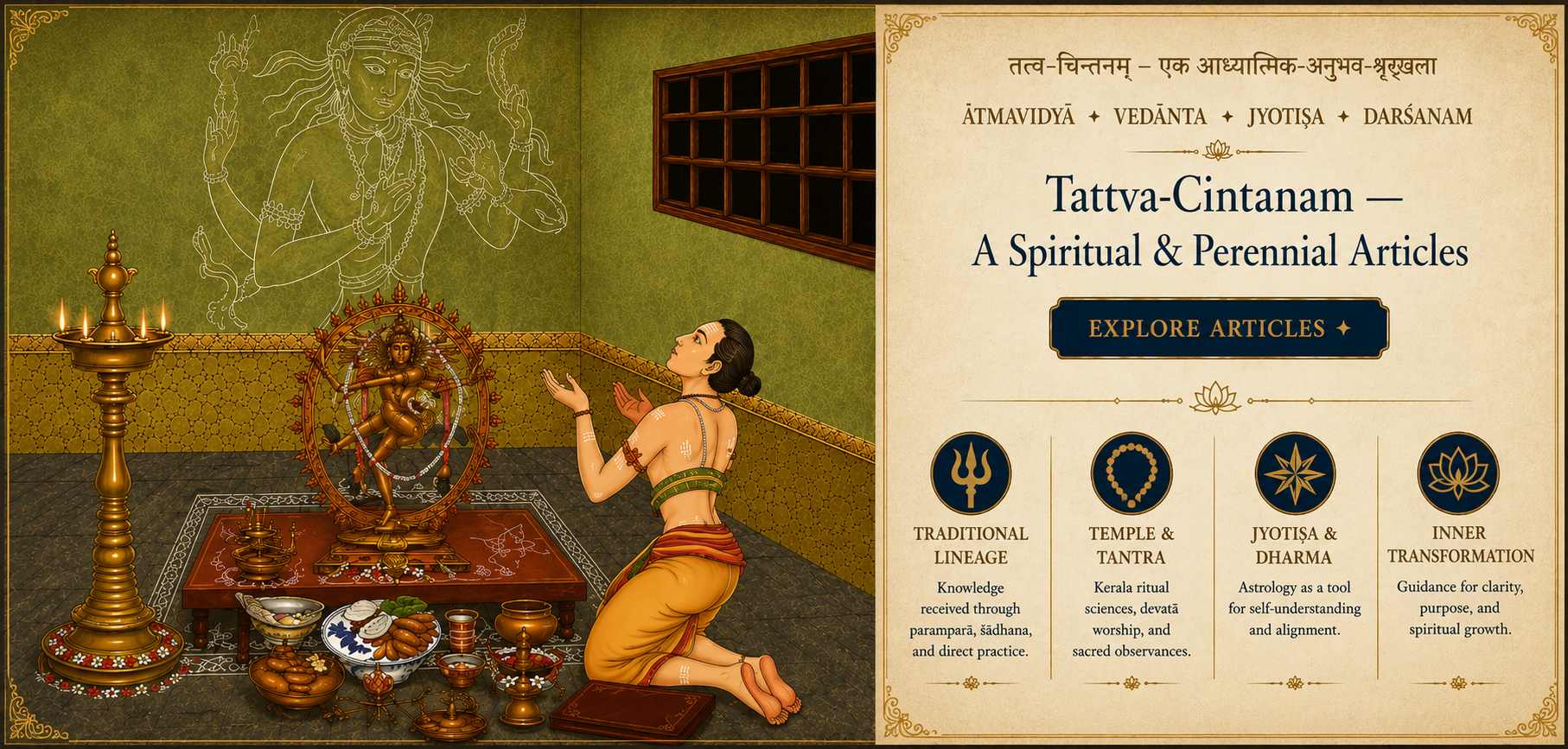 Tattva-Cintanam — A Spiritual & Perennial Articles