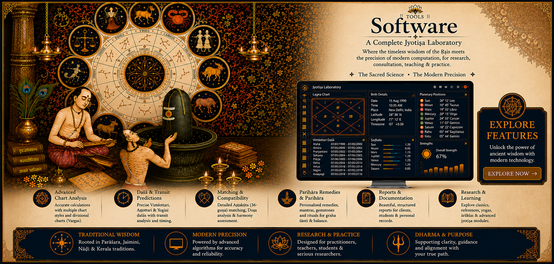 Tools — Software · A Complete Jyotiṣa Laboratory