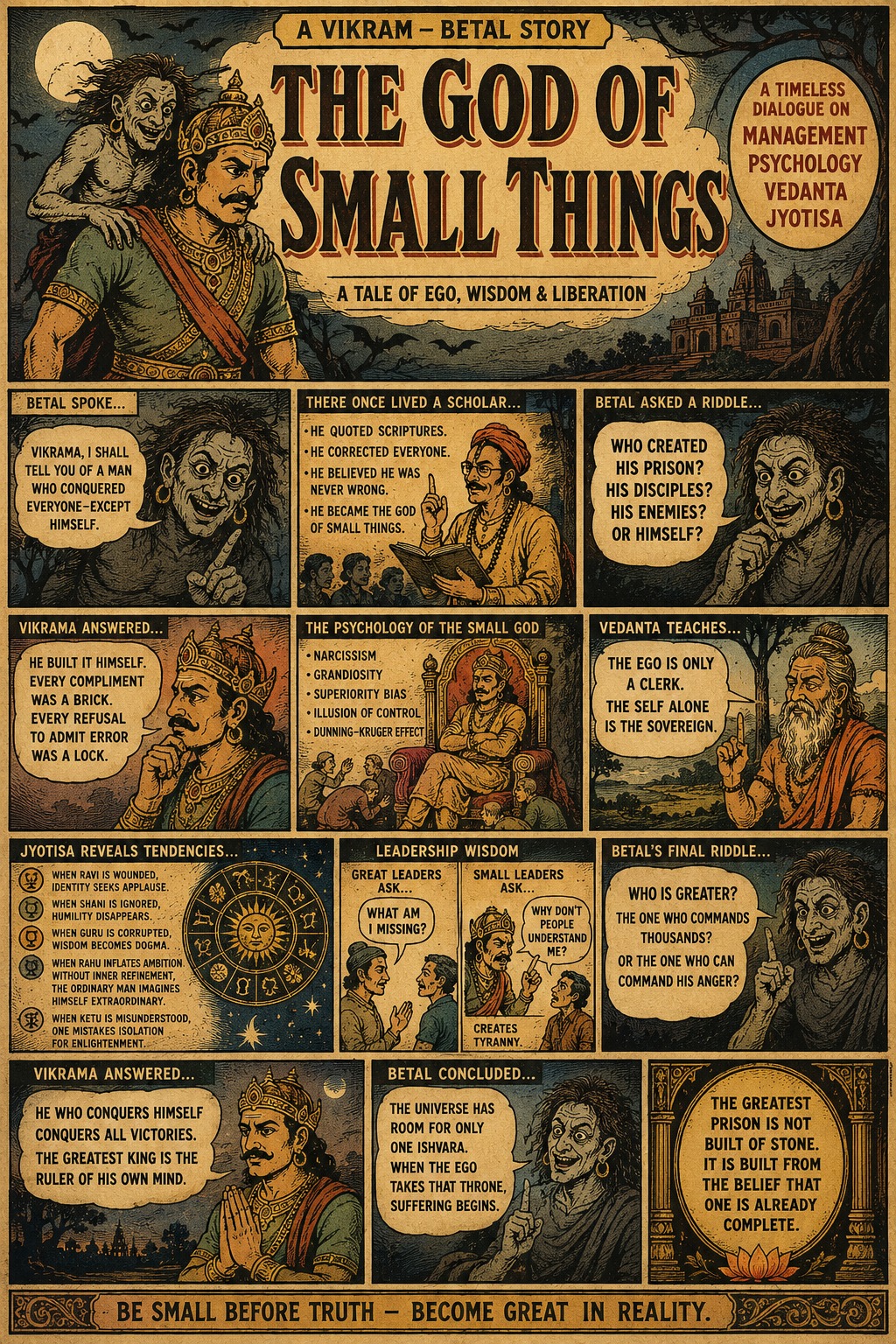 Vikram and Betal — The God of Small Things: a tale of ego, wisdom and liberation